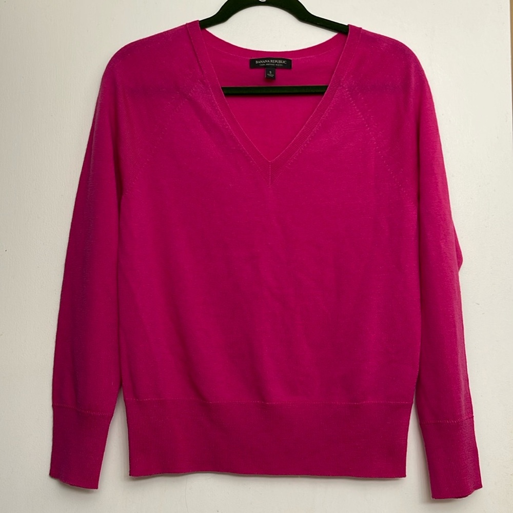 MERINO WOOL V NECK